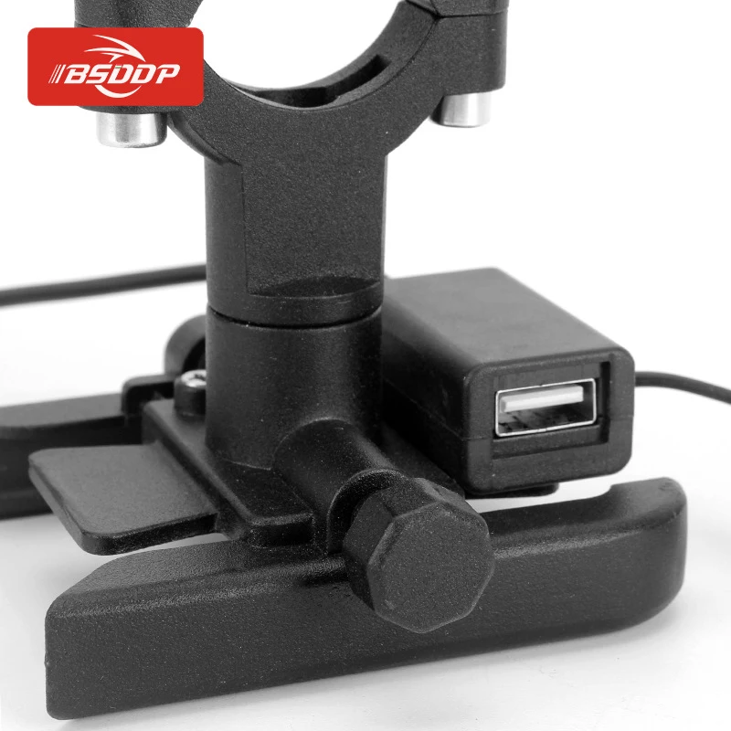 Универсальный держатель для телефона на руль мотоцикла в зеркале заднего вида с