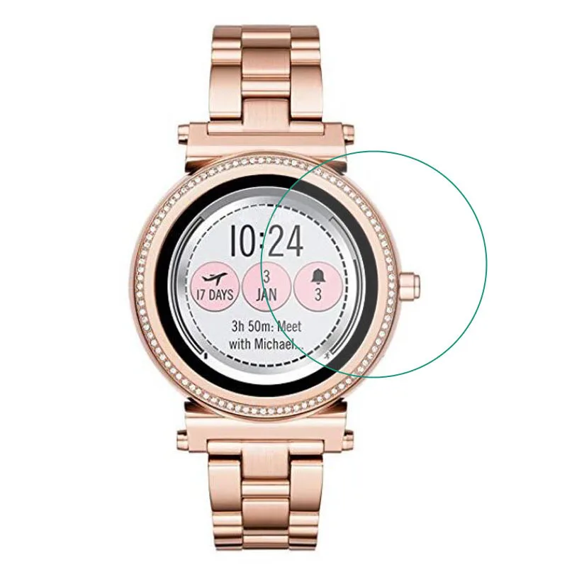 Защитная пленка из закаленного стекла для майклов Корс доступ Sofie Часы Smartwatch