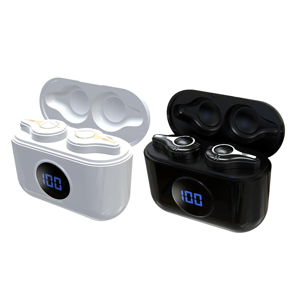 

Bluetooth 5.0 TWS LED Power Display Sweat-proof Waterproof 9D Stereo Sounds Auto Pairing Sports Earbuds Noise Canceling Headset