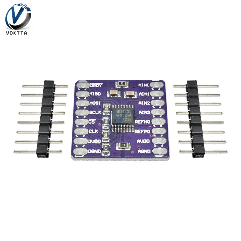 Новый 24-битный аналого-цифровой преобразователь ADS1220 ADC SPI с низкой мощностью