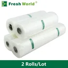 Вакуумные пакеты для хранения пищевых продуктов, мешки для вакуумного упаковщика, для сохранения свежести продуктов, 12152025283035*500 см, рулонные пакеты для вакуумного упаковщика