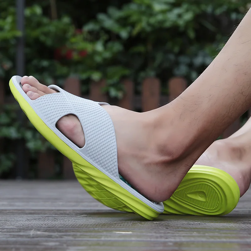 Мужские дышащие слипоны повседневные сандалии легкая крутая пляжная обувь для