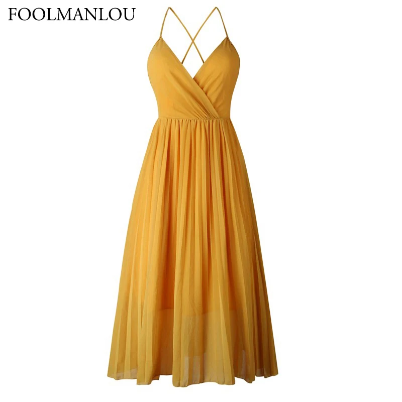 Пляжное макси платье с завышенной талией однотонная жилетка v образным вырезом