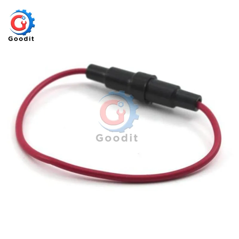 5 шт. домашняя защита Встроенный держатель предохранителя медная фотомагнитола А