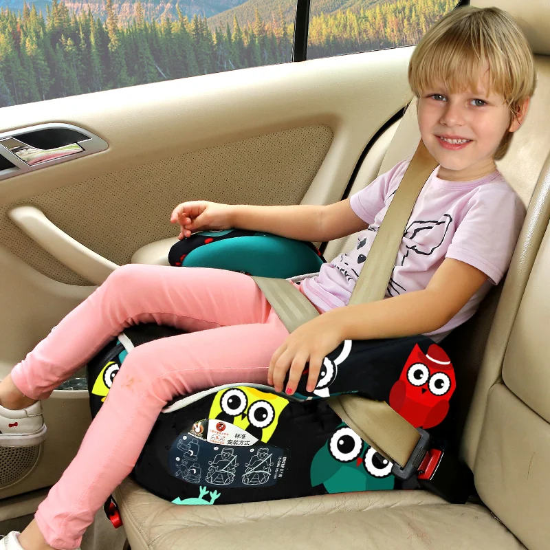 Big Child Child Safety Seat Booster 3-12 Year Old Car with Baby Simple Portable Big Child Height Cushion Car Seat for Kids