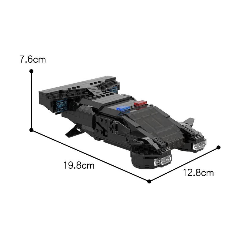 

MAX-TAC-2077 Police Vehicle 2013 Teaser Trailer Model MOC-50095 Vehicle Racing car model Modular building blocks Kids toys Gifts