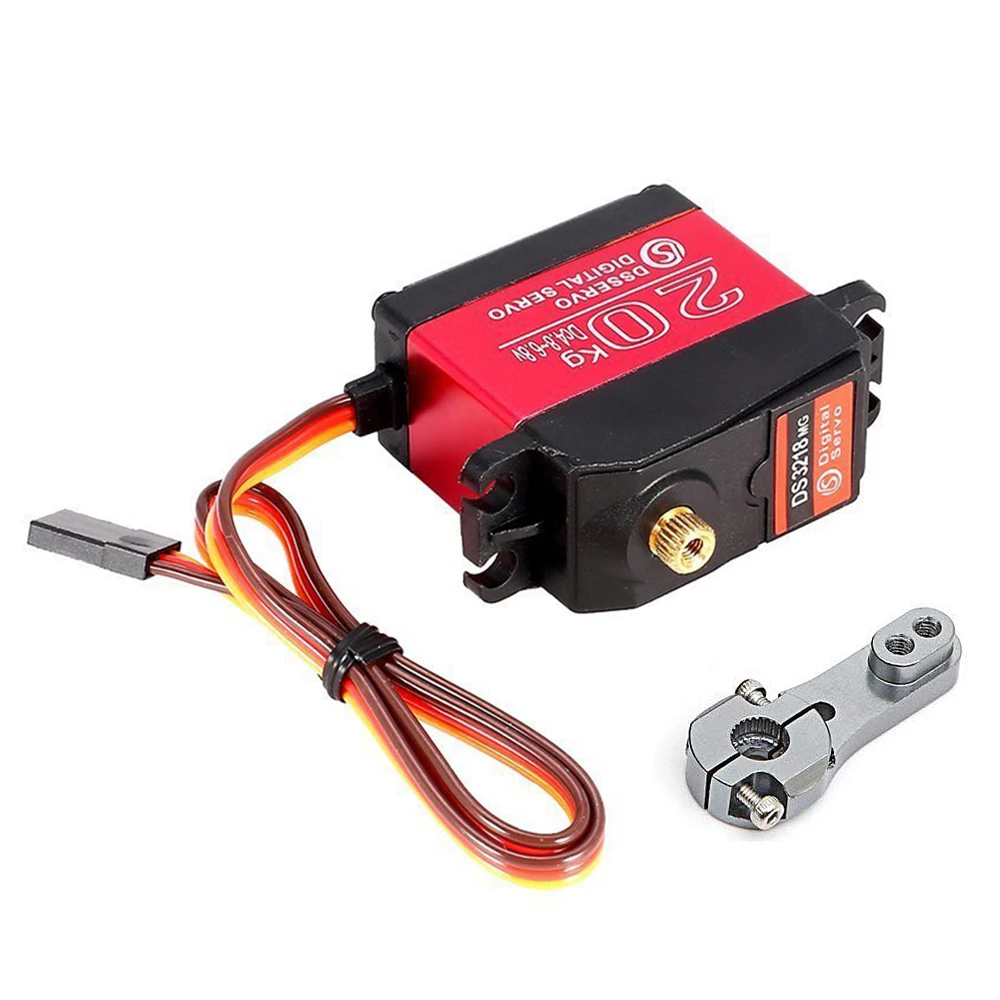 DSSERVO DS3218MG 20 кг металлическая Шестерня цифровая рулевая сервопривод для RC Baja Car Buggy