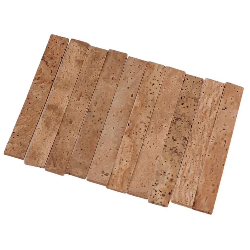 

10 Pcs Natural Neck Cork for Bb Clarinet Musical Instrument Spare Parts