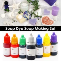 1pcs liquid pigment diy manual soap colorant tool kit 6mlbottle handmade bath dyes for soap making coloring 10ml