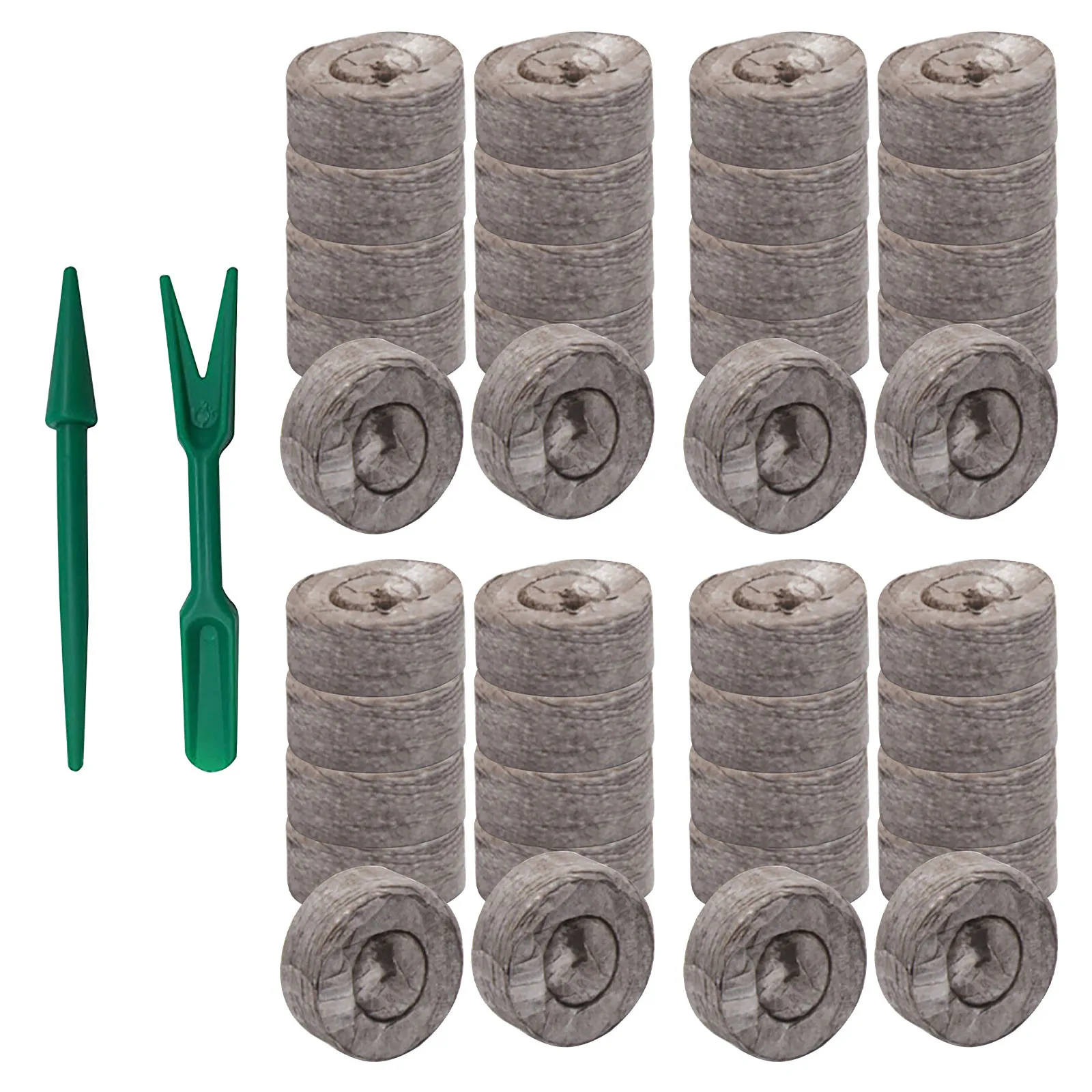 Блок питательной почвы 30 мм торфяные гранулы для зерна пусковые заглушки