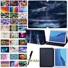 Кожаный чехол-подставка для Huawei MediaPad T3 8,0T3 10 9,6 дюймовT5 10 10,1 дюймов ударопрочный чехол для планшета