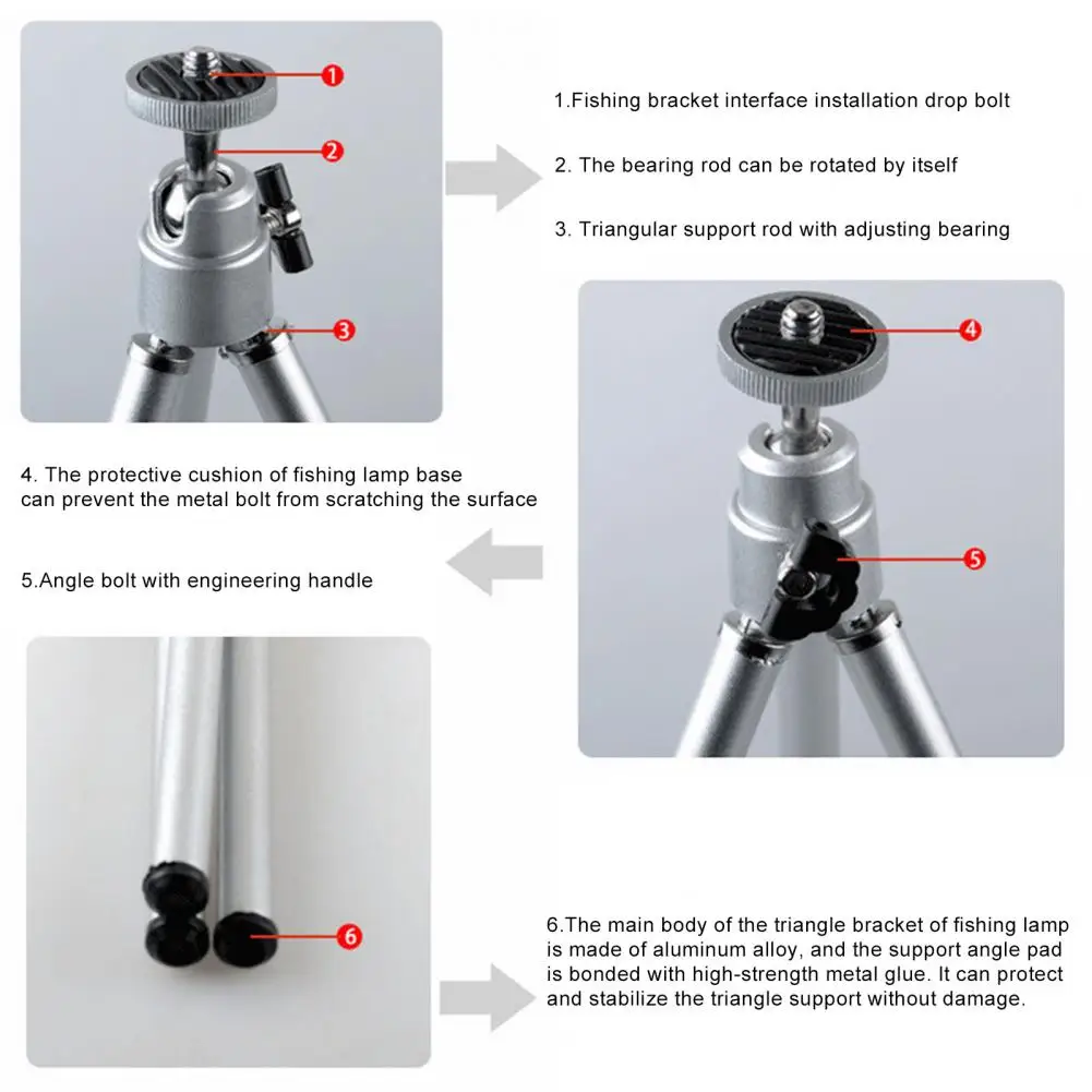 

Universal Camera Mobile Phone Broadcast Holder Desktop Tripods Bracket Stand Tripod Aluminium Mobile Phone Camera Accessories
