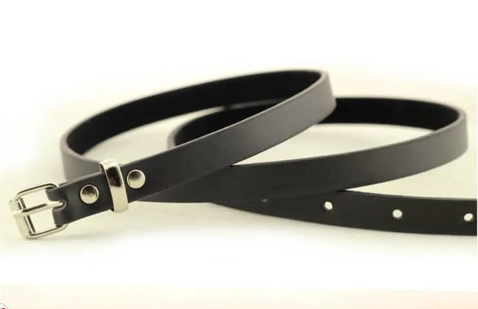 fashion female thin belt women 2019 high quality Strap leather trouser children's Belts ladies On dresses | Аксессуары для