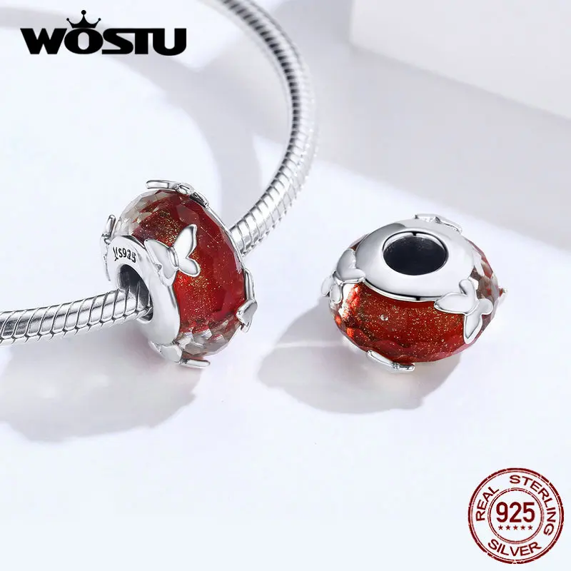 Бусины-Бабочки из серебра 925 пробы с муранским стеклом | Украшения и аксессуары