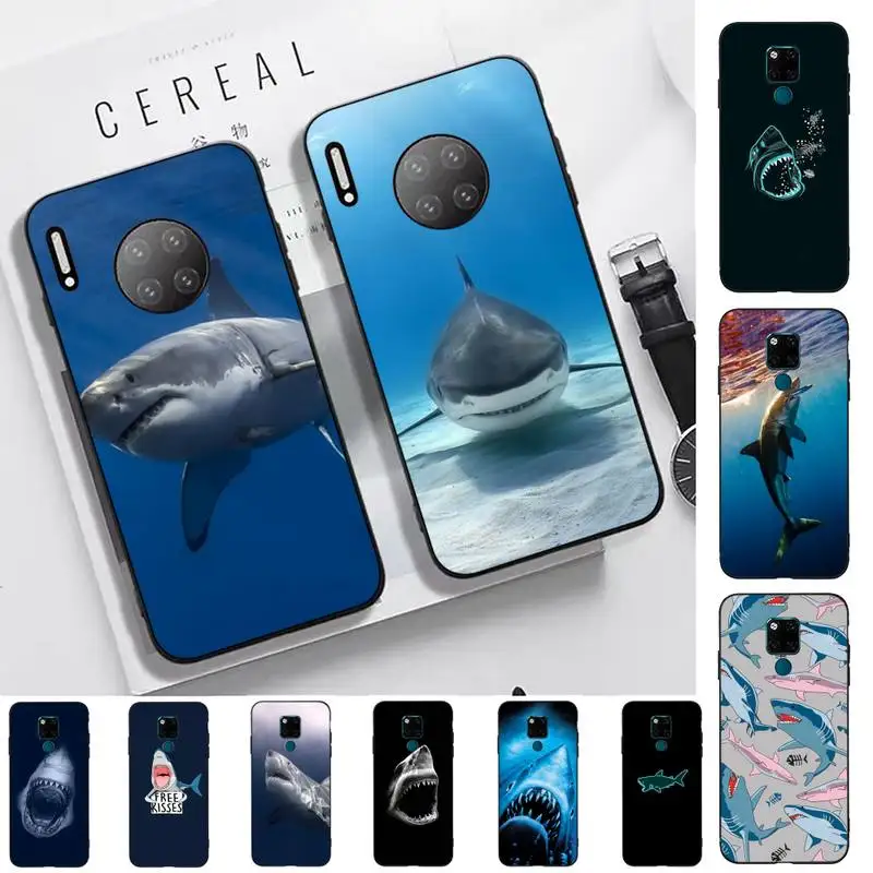 

Animal shark Phone Case for Huawei Mate 20 10 9 40 30 lite pro X Nova 2 3i 7se