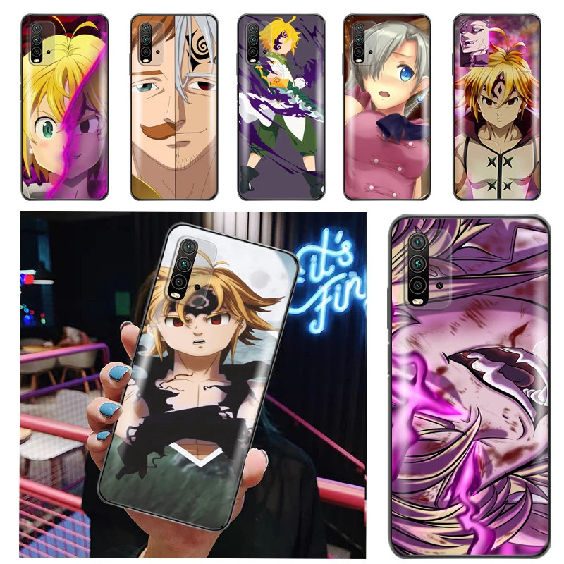 

Anime T-The Seven Deadly Sins Phone Case For Redmi Note 9 9T 9A 9C 9S Pro Max Mobilephone TPU Soft Coque Designer Phone Cove