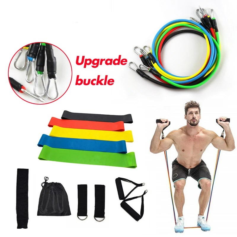 

Эластичные ленты для занятий спортом, фитнесом, йогой, 17 шт./компл.