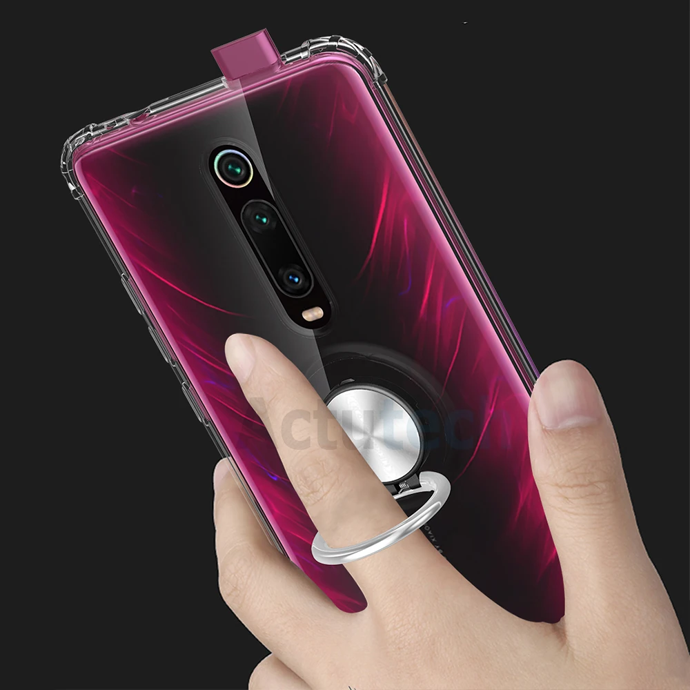 Чехол для xiaomi mi 9t чехол Red Note 7 K20 Pro 9 SE задняя крышка прозрачный из ТПУ магнитный