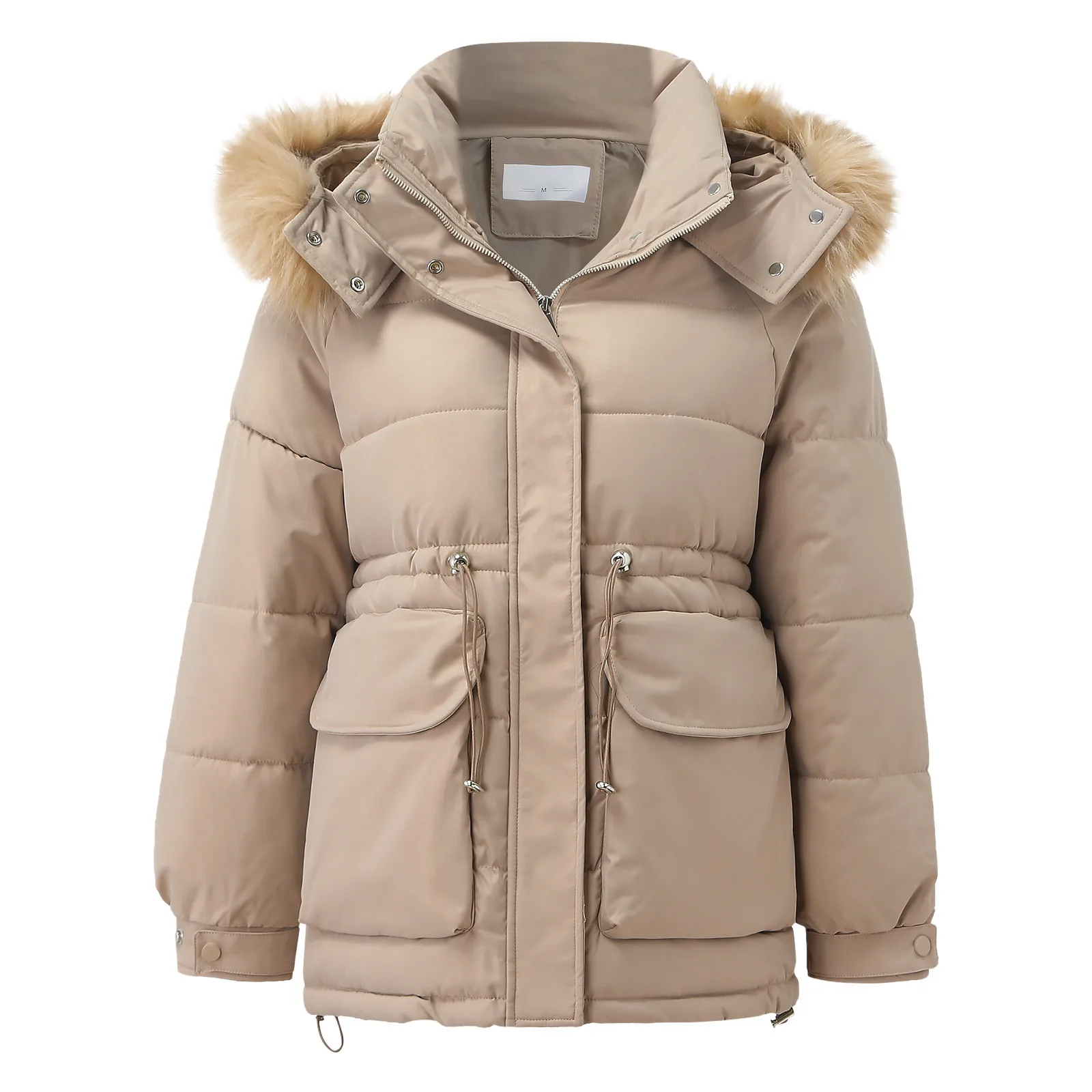 

Женское Пальто, высококачественное Пальто, парка, куртка, верхняя одежда, меховой Тренч на подкладке, зимнее толстое Пальто с капюшоном, Жен...