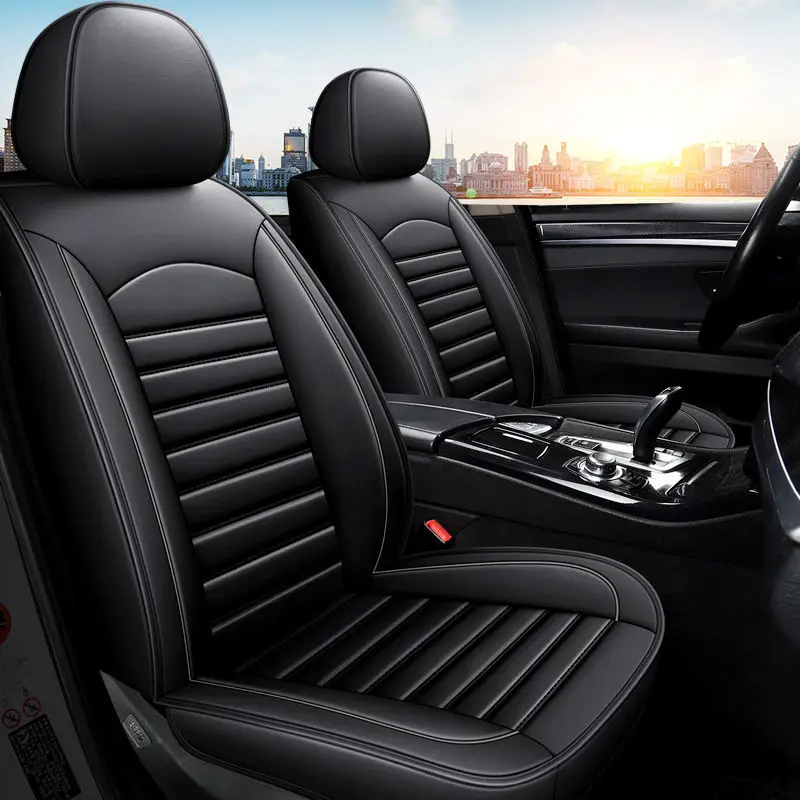 Чехлы на передние кожаные автомобильные сиденья для Toyota camry 40 50 2007 2008 2009 2012 2018 fortuner