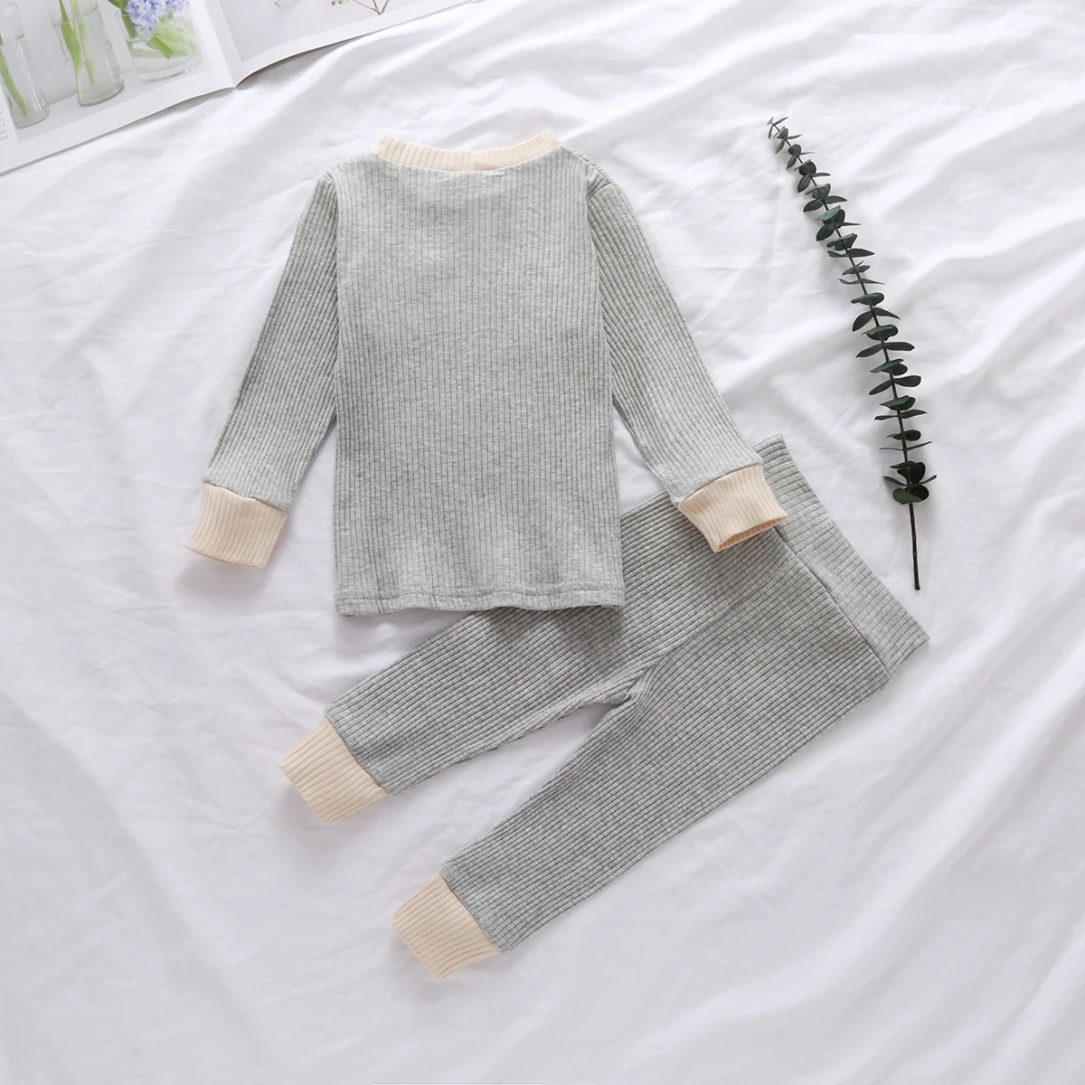 От 1 до 4 лет-Осенние костюмы для маленьких мальчиков и девочек хлопковые