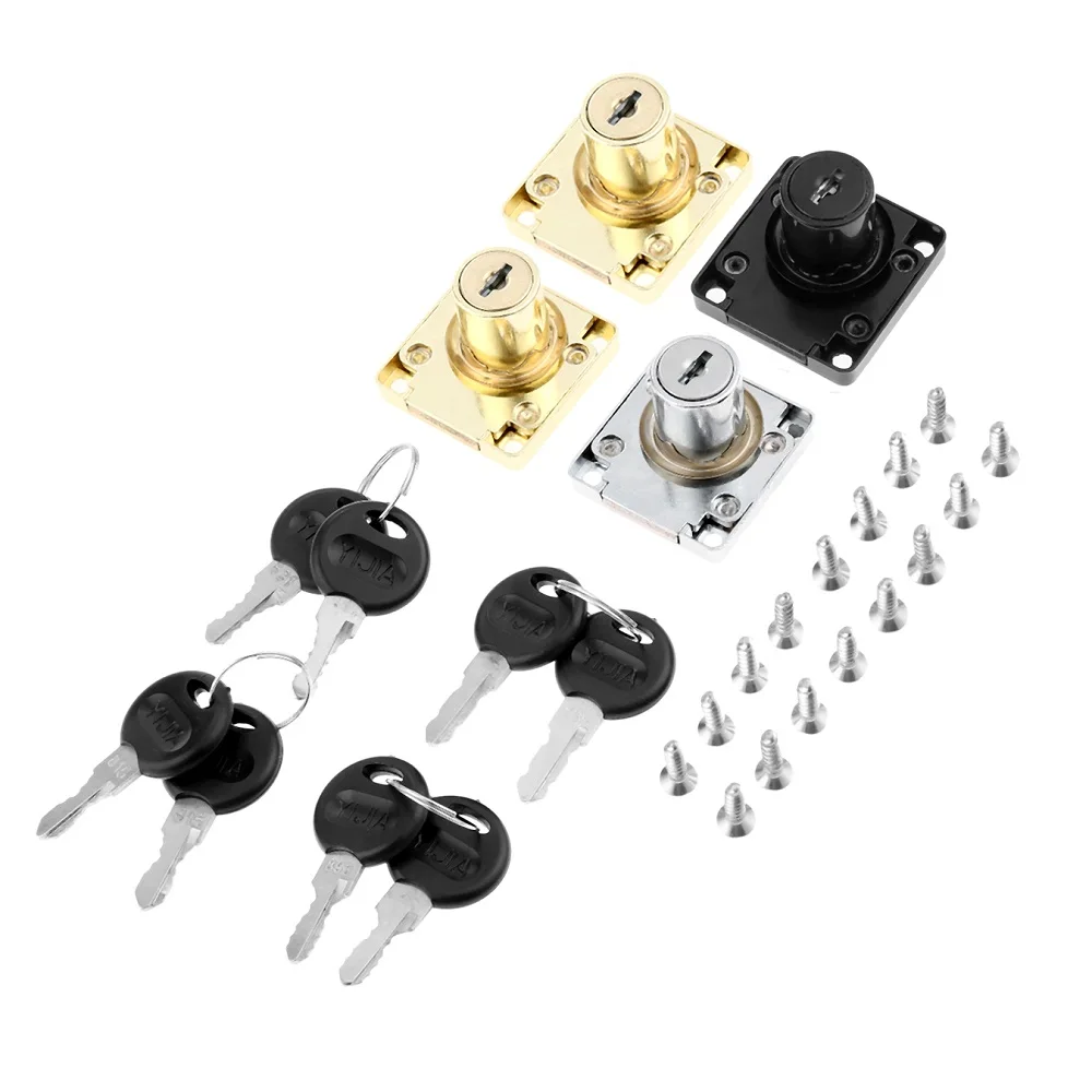 Замки для ящиков из цинкового сплава с 2 ключами замки дверей шкафов офиса стола