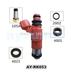 Оптовая продажа, 8 комплектов ремонтные наборы деталей топливной форсунки для mitsbubishi CDH210 7310597 4G64 4G18 MD319790 (AY-RK053)