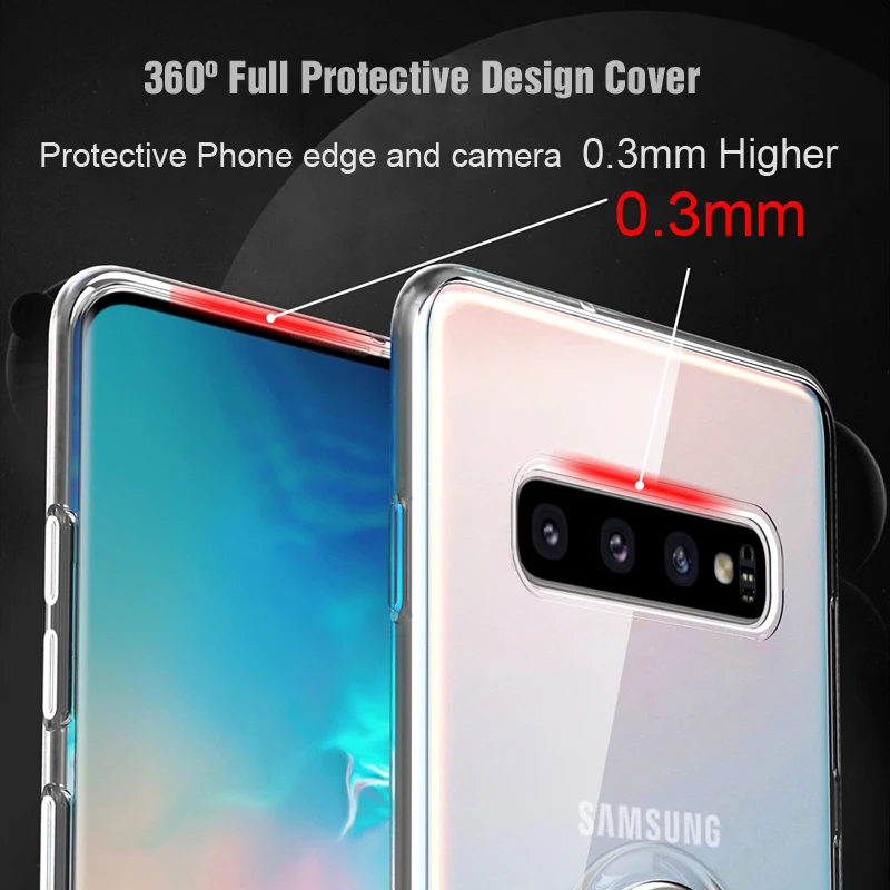 S10 5G чехол для samsung Galaxy S10 5G S10Plus автомобильный магнитный держатель-кольцо для пальца подставка задняя крышка для samsung S10 Plus чехол S10e e