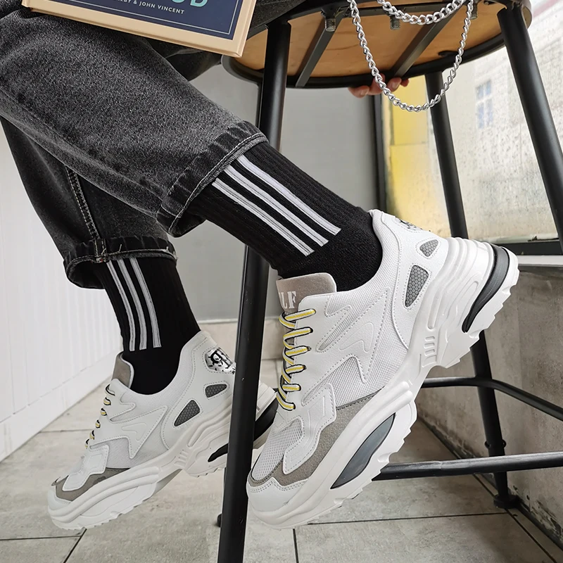 Мужская повседневная обувь наивысшего качества модные мужские кроссовки