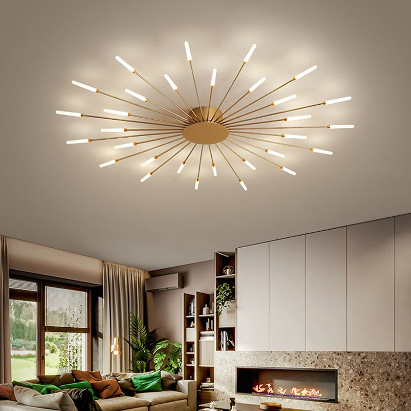 Moderna de techo LED lámparas para vivir candelabro de habitación dormitorio cocina brillo de la iluminación interior Decoración Luz de luces