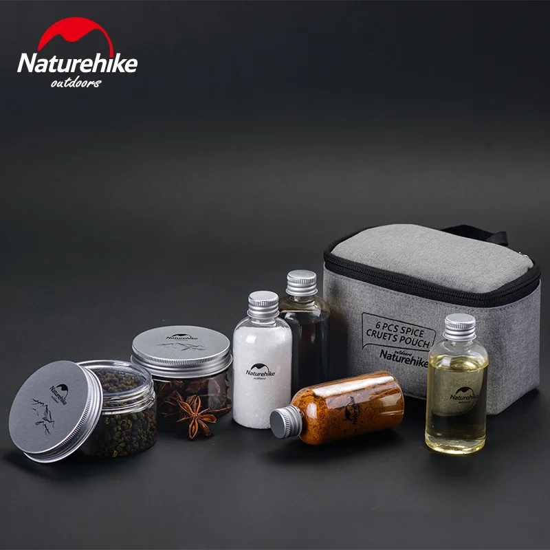 Набор бутылок для приправ Naturehike с водонепроницаемым мешочком 135 г портативная