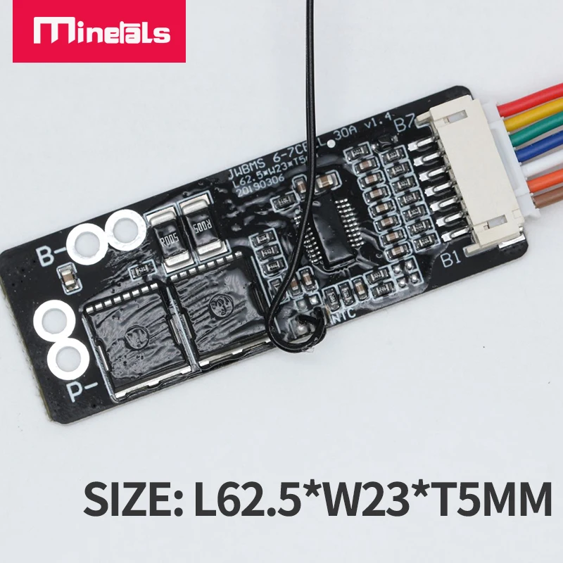 Литий-ионный аккумулятор 7s 24 в 30 А Lipo bms