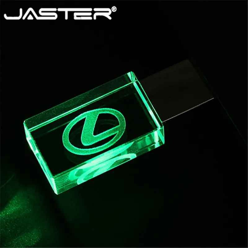 JASTER lexus crystal+ металлический USB флеш-накопитель 4 ГБ 8 ГБ 16 ГБ 32 ГБ 64 ГБ 128 Гб Внешняя карта памяти u диск