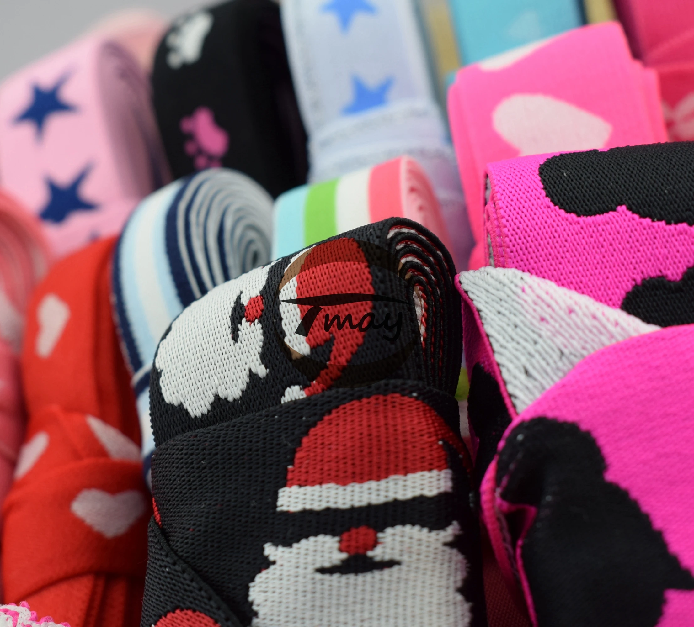 #282 1 жаккардовые эластичные ленты с вышивкой мягкий пояс для волос нейлоновая