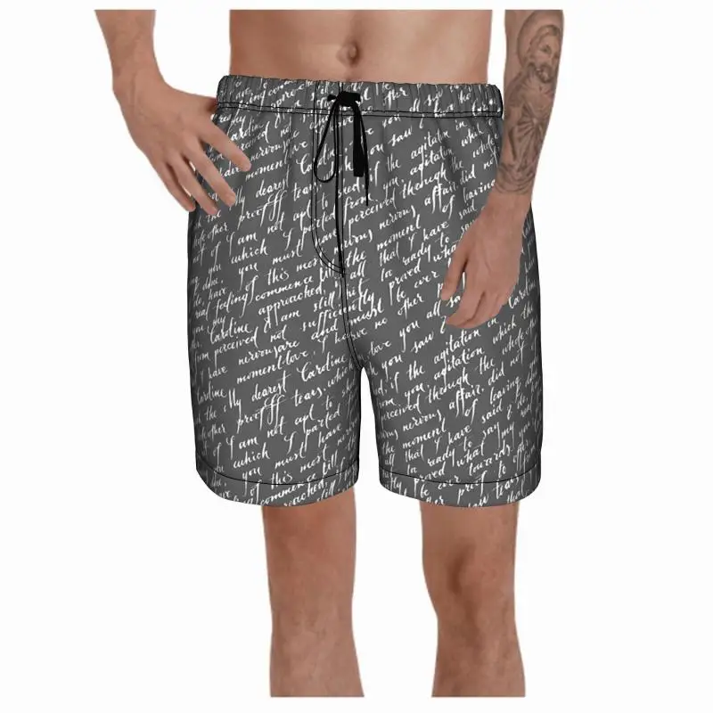 

2021 Summer Men's shorts Cotton Casual Swimwear swimming trunks Sports gyms Short Pants Boardshorts Homme Classic Brand Clothing