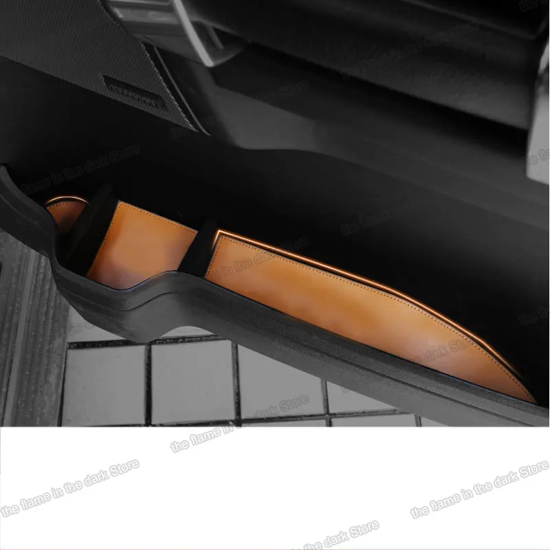 Кожаный Автомобильный контейнер для хранения интерьерные подставки чашек land rover