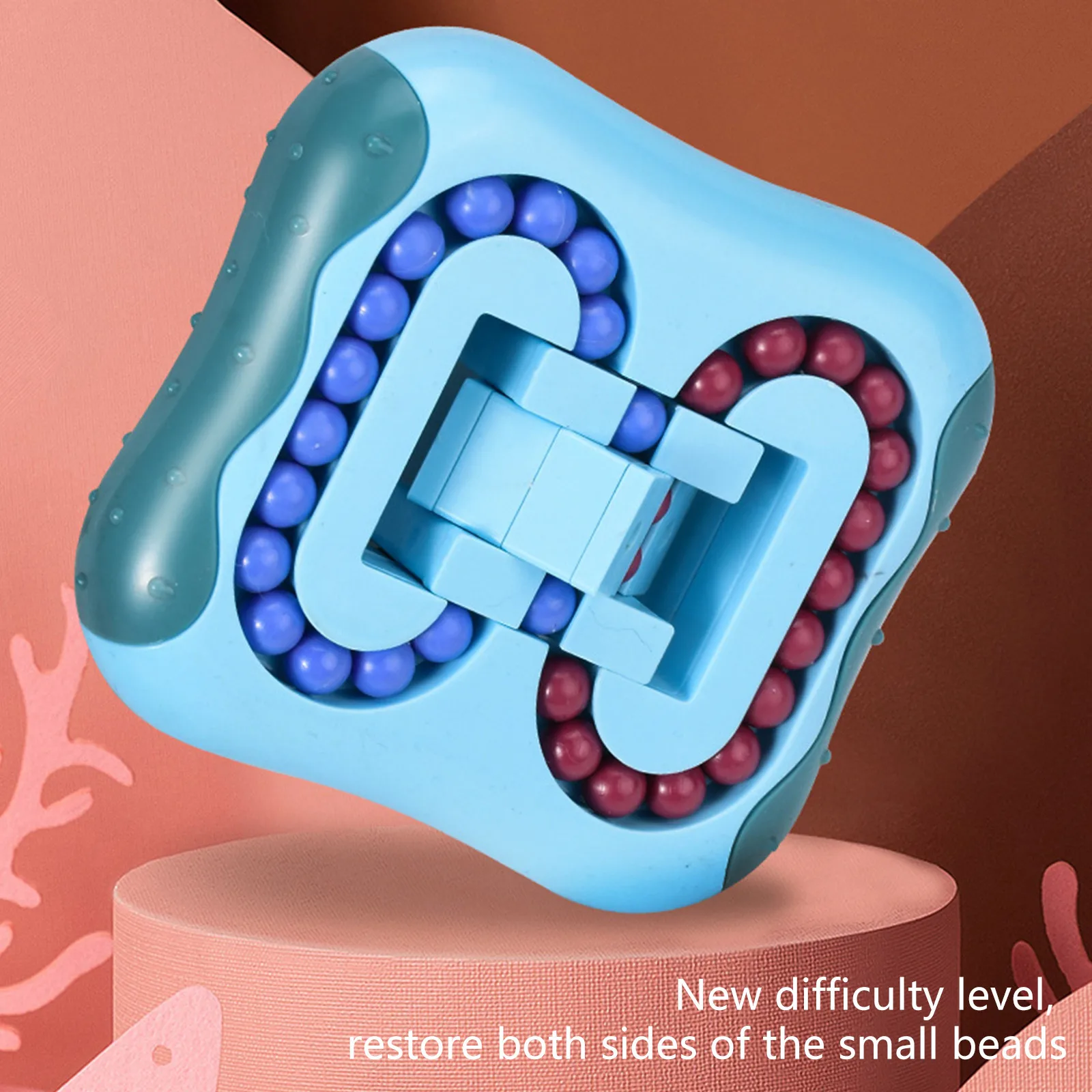 Кубик головоломка в виде гамбургера вращающаяся волшебная игрушка для кончиков