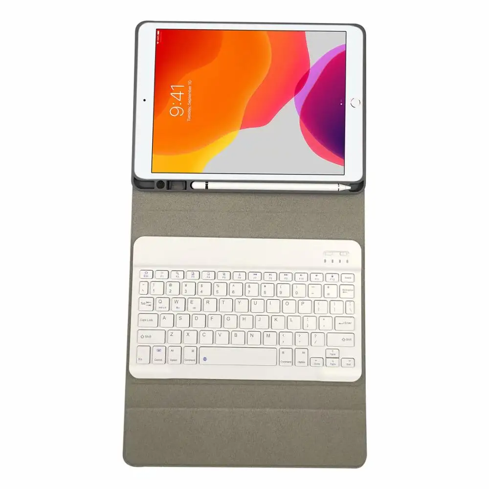Чехол для планшета с Bluetooth клавиатурой и держателем ручки Ipad 7 2019 чехол из