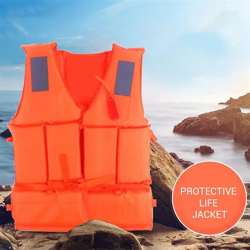 

1Pcs Professional Safety Swimming Life Jacket Vest Foam With Whistle For Drifting Surfing swimming snorkeling wear fishing