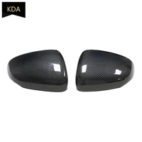 2pcs carbon fiber side mirror covers caps rearview mirror case shell for mercedes benz a class w177 w178 2019 2020 cla 2020