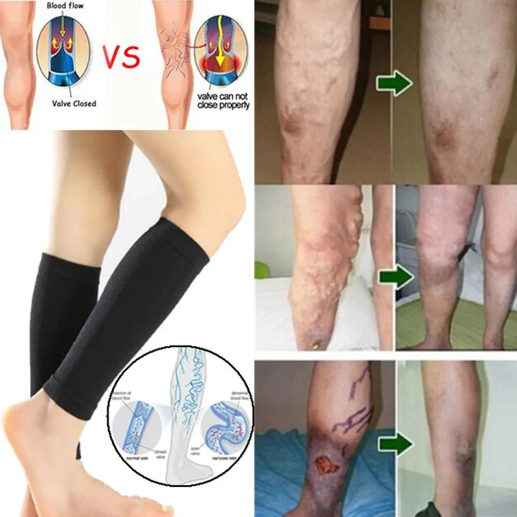 SAGACE модные унисекс компрессионные чулки гольфы поддерживающие растягивание