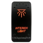 Оранжевый Светодиодный индикатор-кулисный переключатель для морской лодки-лазер с едой-внутренняя подсветка-для автомобиля, лодки, Carling ARB типа NARVA-Водонепроницаемый IP68