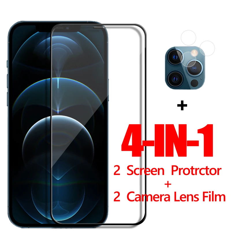 

Full Glue Glass For Apple iPhone 13 Pro Screen Protector Tempered Glass For iPhone 13 Pro Protective Film For iPhone 13 Pro Max