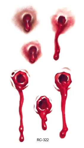 На Хэллоуин-вечеринку страшный Маска Костюм татуировки черепа тыквы паук шрам