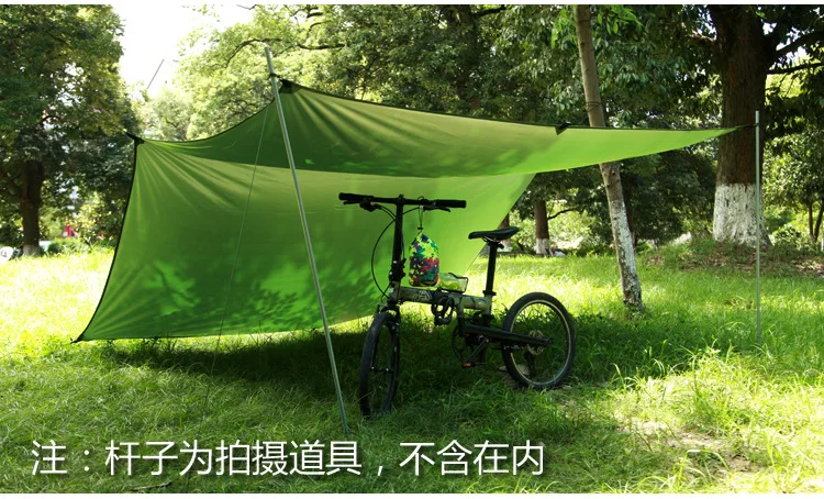 

,Outdoor Portable Hammock Awning Hanging Tent Wear-resisting Large Multi-functional Mat Folding UV Proof Waterproof
