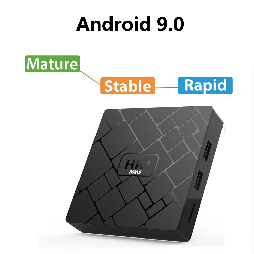 Android 9,0 hk1 Мини ТВ приставка 4K 3D H.265 Wifi 2G DDR3 16G EMMC rom Youtube Google Assistant 3D видео ТВ приставка