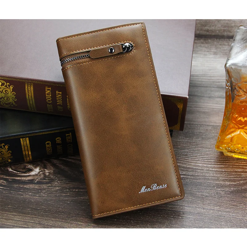 Новый мужской кошелек многофункциональный модный длинный большой вместимости