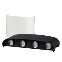 new wall lamp led aluminum outdoor indoor ip65 up down white black modern for home stairs bedroom bedside bathroom light