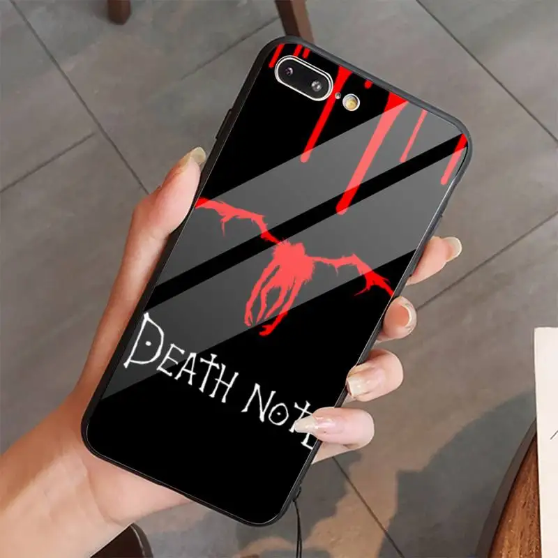 

Anime Manga Death Note Ryuk Phone Case Tempered glass For iphone 5C 6 6S 7 8 plus X XS XR 11 PRO MAX