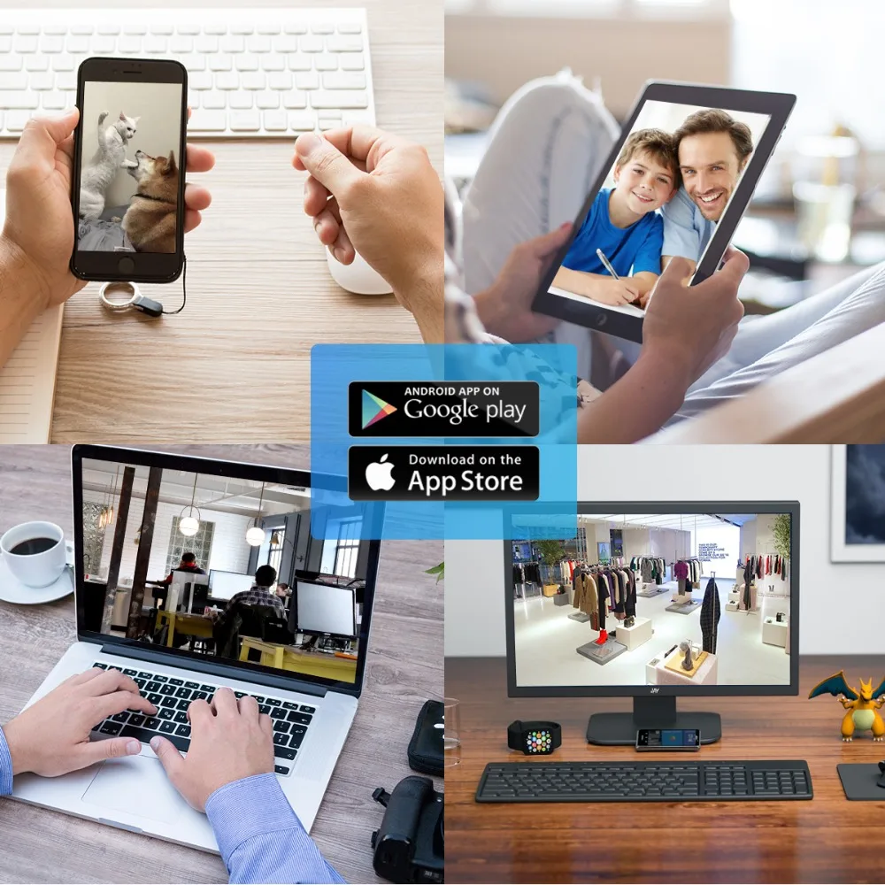 Умная IP камера видеонаблюдения Wi Fi 1080P 720P|Камеры видеонаблюдения| |